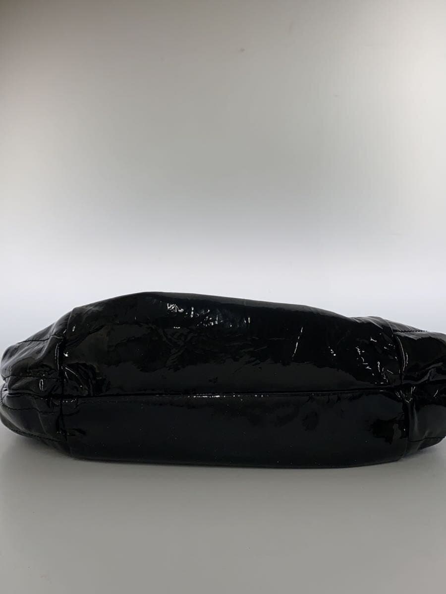 FURLA Handbag Patent Leather BLK 4