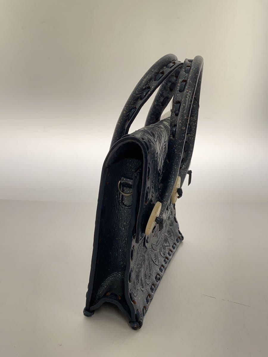 Carving Tribes Bag Leather BLU 2
