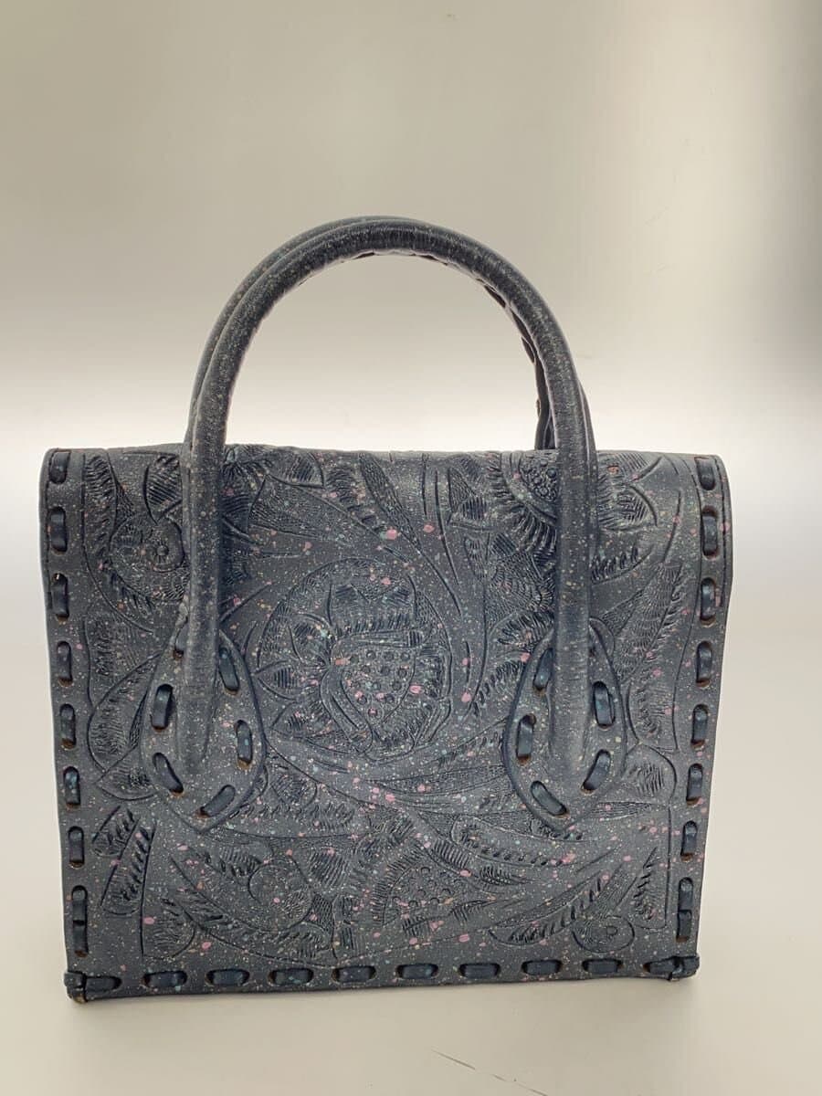 Carving Tribes Bag Leather BLU 3