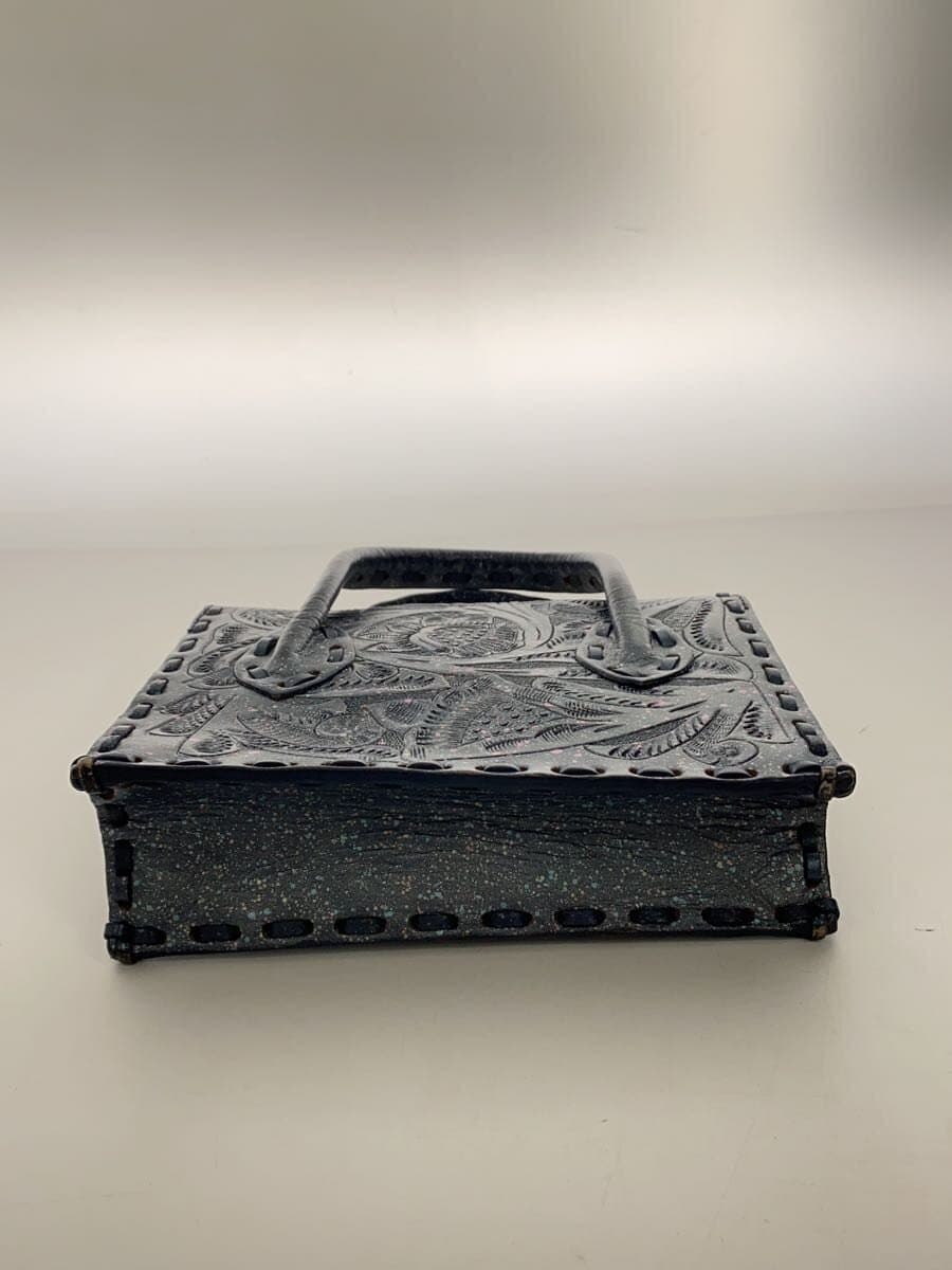 Carving Tribes Bag Leather BLU 4
