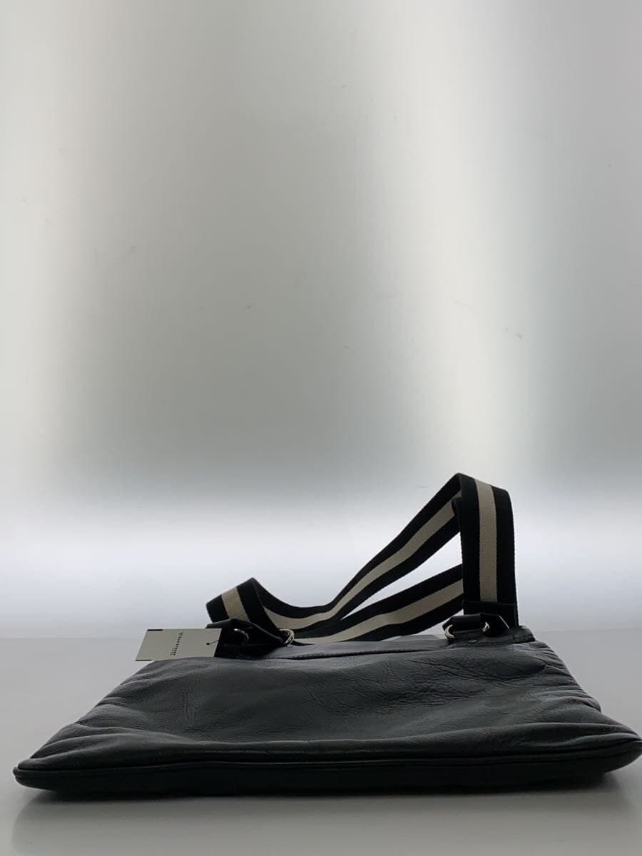 BALLY Shoulder Bag Leather BLK 4