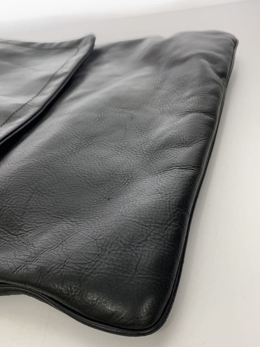 BALLY Shoulder Bag Leather BLK 8