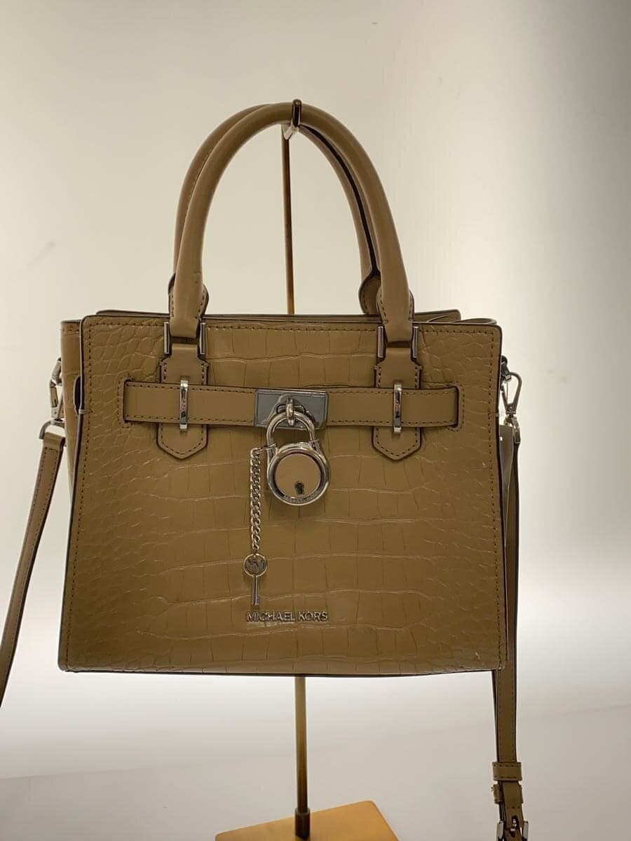 MICHAEL KORS Shoulder Bag Leather BEG