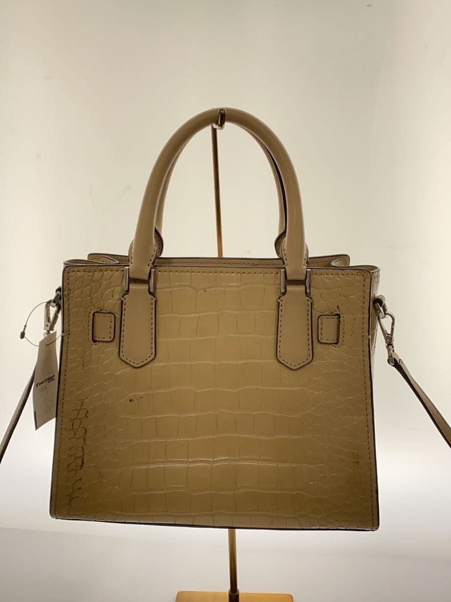 MICHAEL KORS Shoulder Bag Leather BEG 3