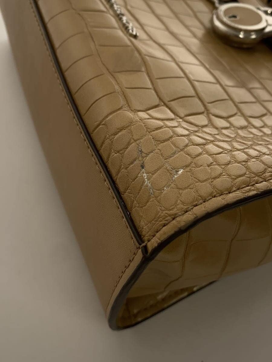 MICHAEL KORS Shoulder Bag Leather BEG 8