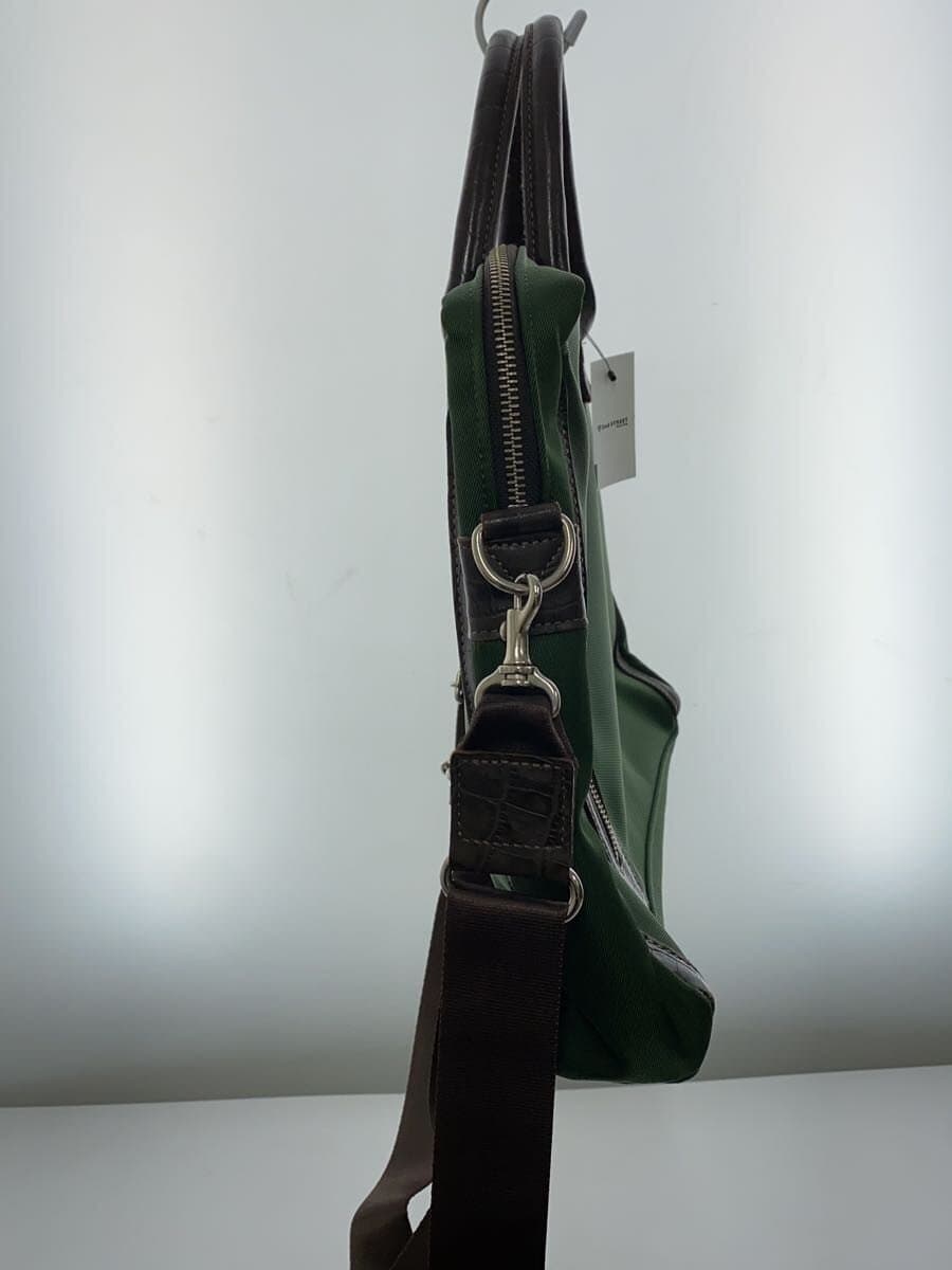 SIMON CARTER Briefcase Nylon GRN Solid 2