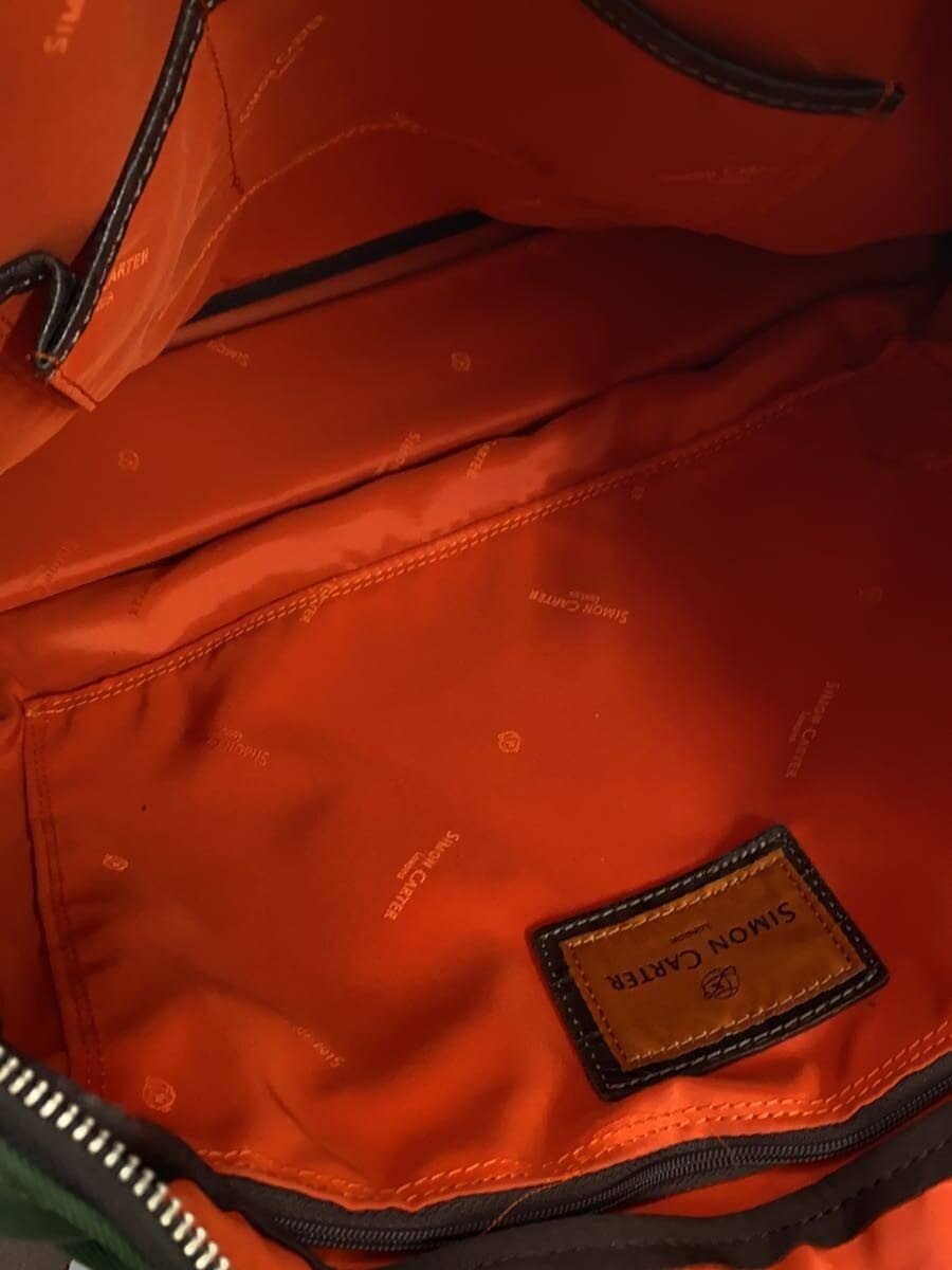 SIMON CARTER Briefcase Nylon GRN Solid 6