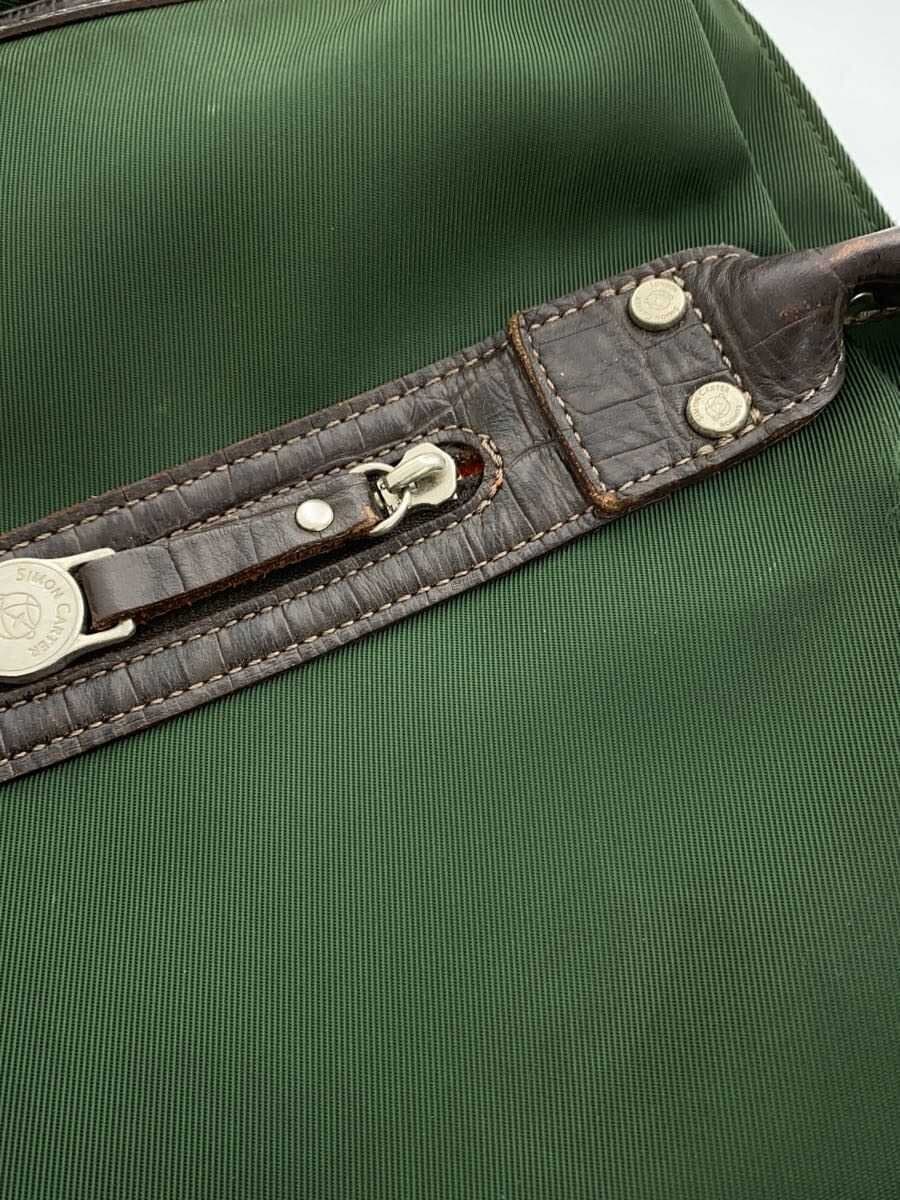 SIMON CARTER Briefcase Nylon GRN Solid 9