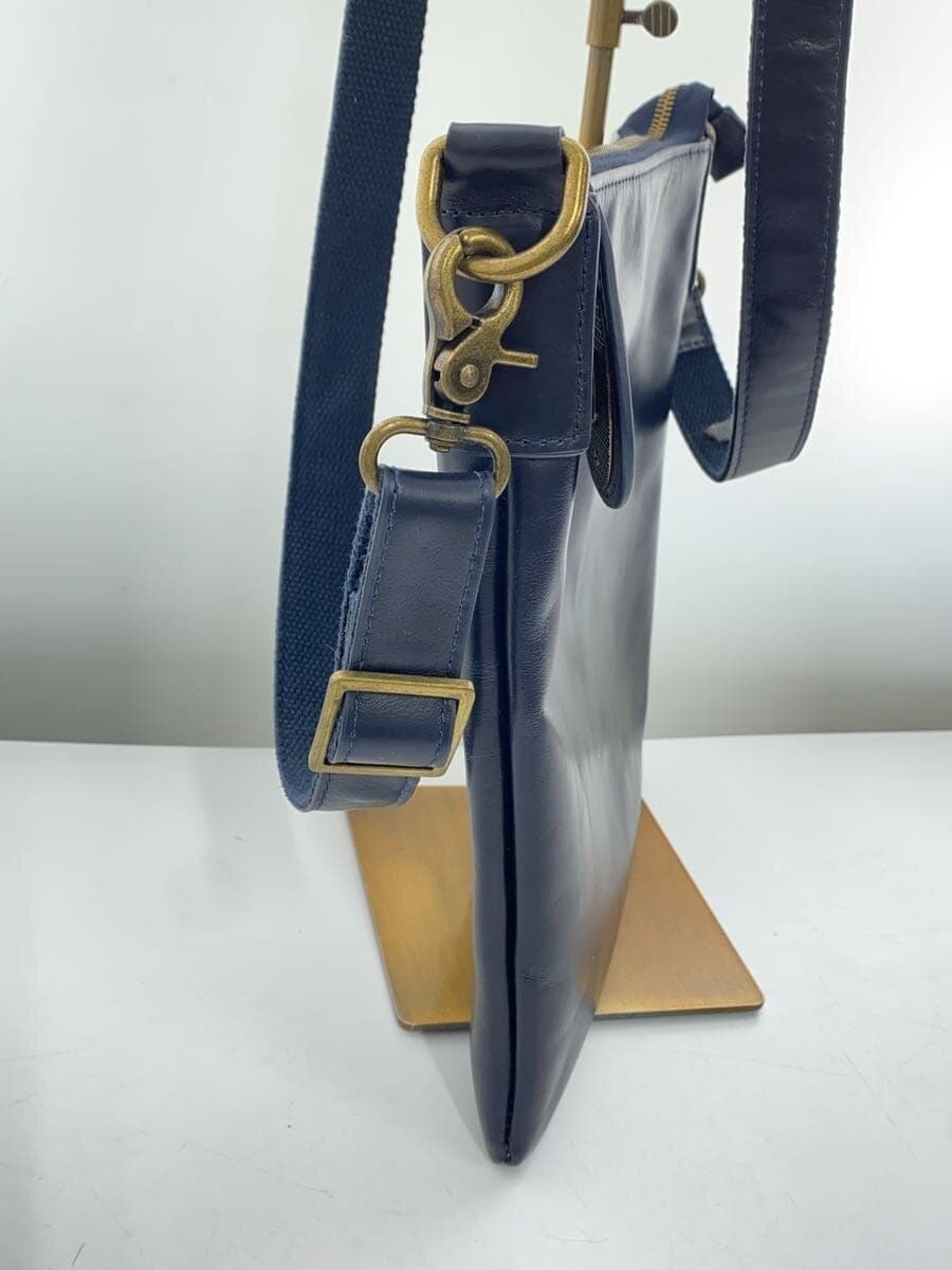 KIMURA Shoulder Bag Leather NVY 2