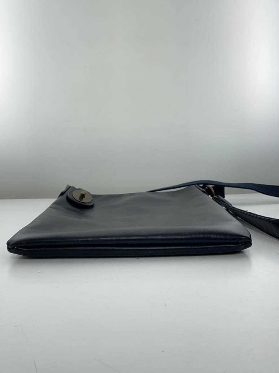 KIMURA Shoulder Bag Leather NVY 4