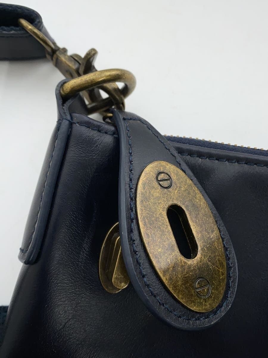 KIMURA Shoulder Bag Leather NVY 7