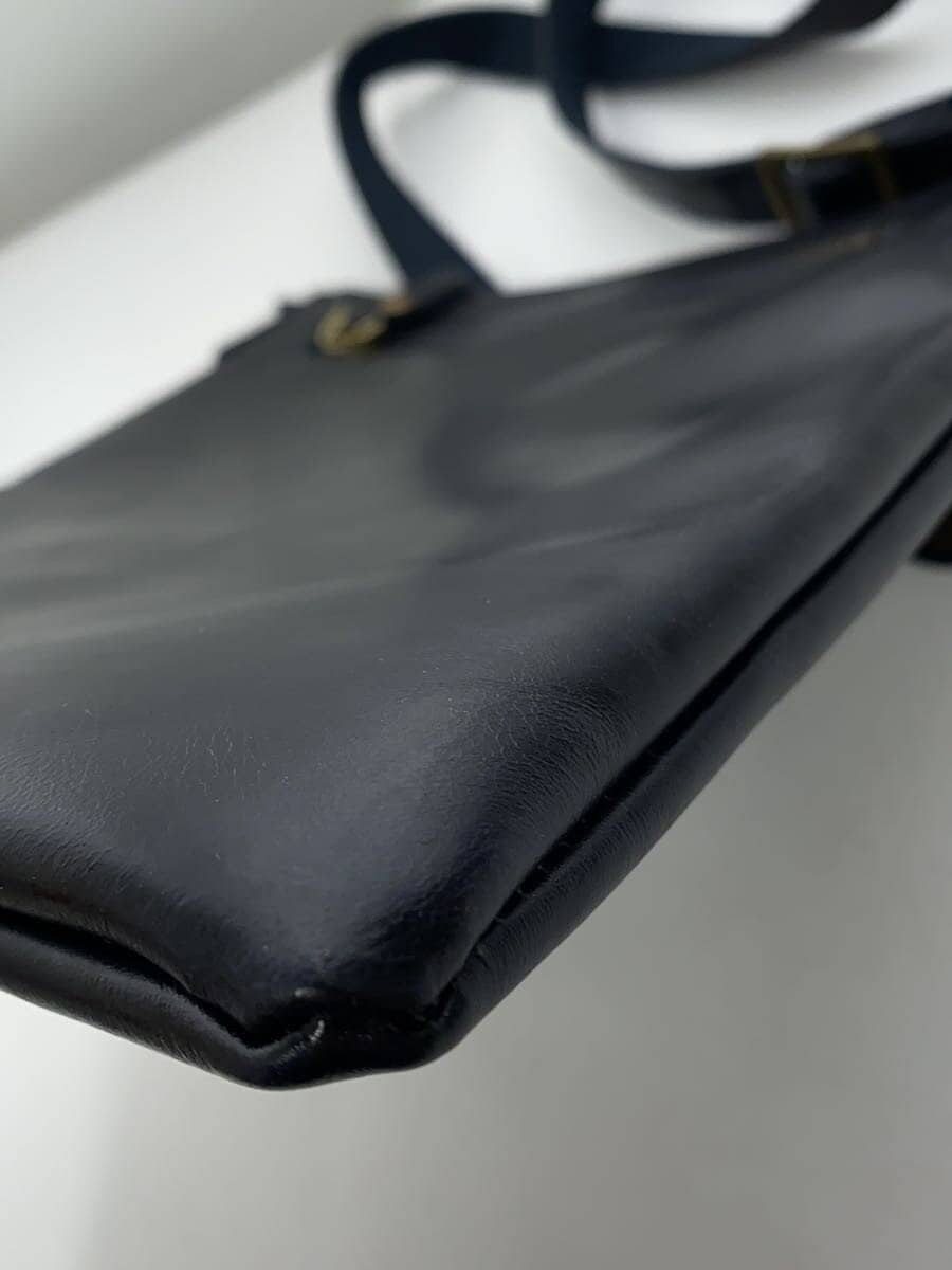 KIMURA Shoulder Bag Leather NVY 9