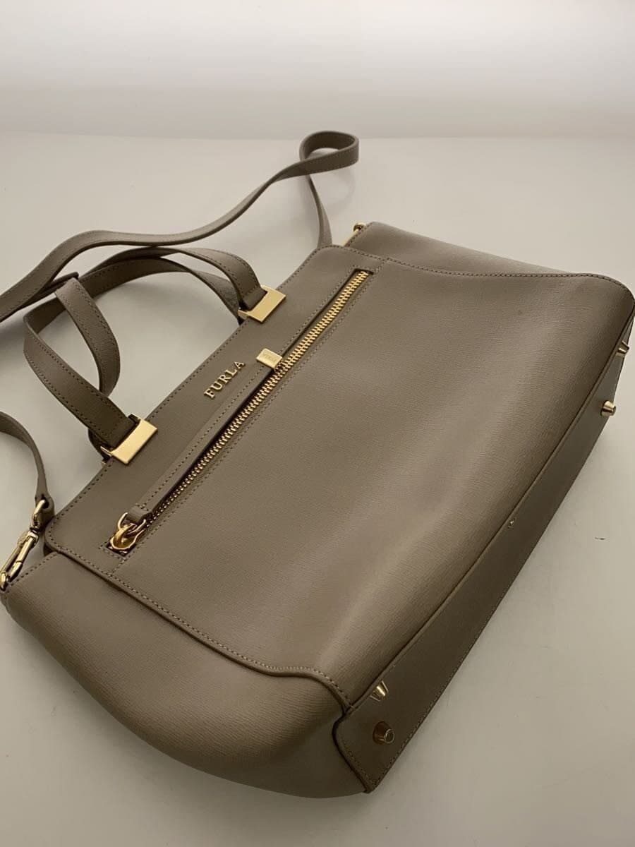 FURLA Bag Leather GRY 8