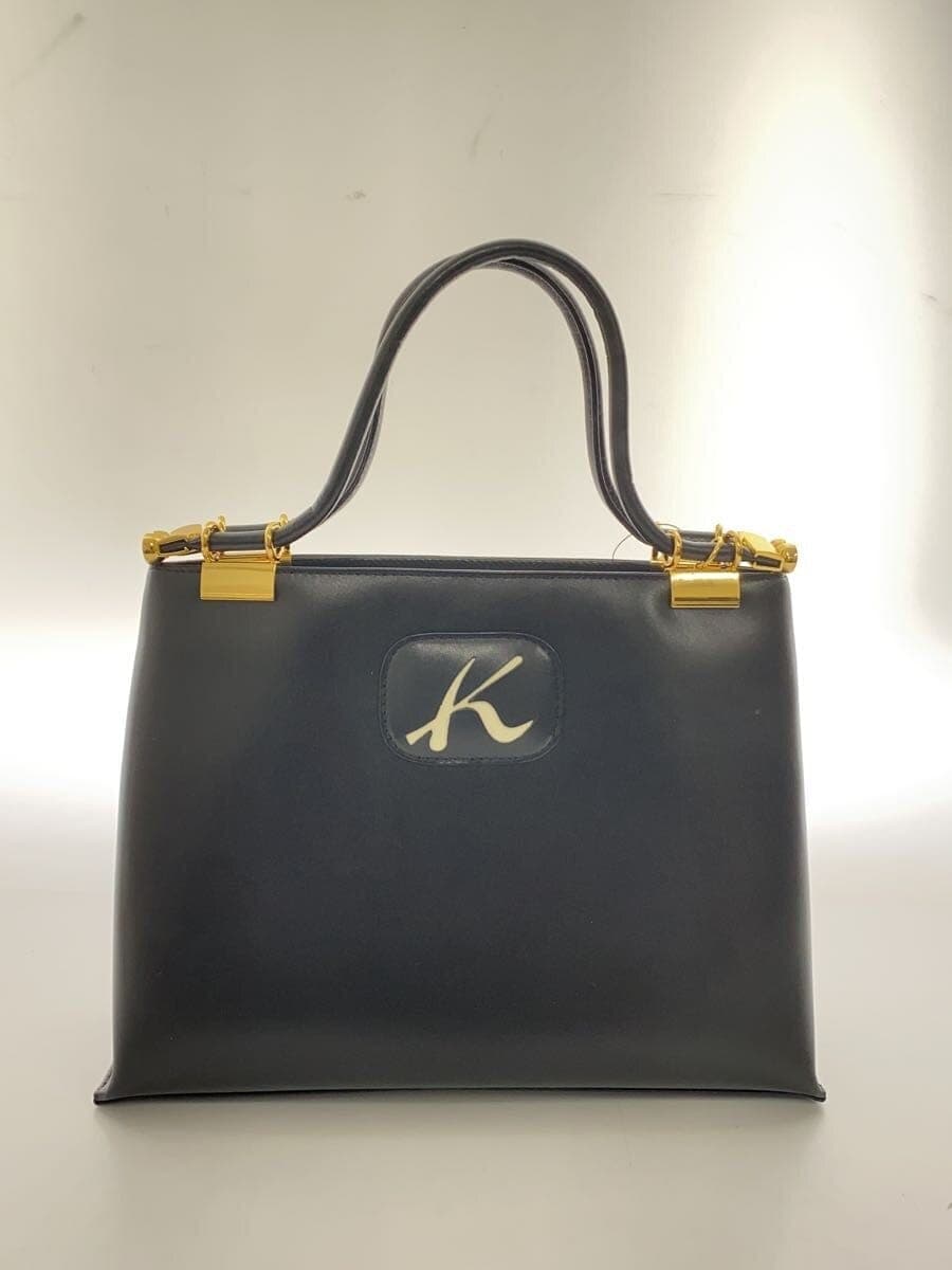 Kitamura Handbag Leather BLK