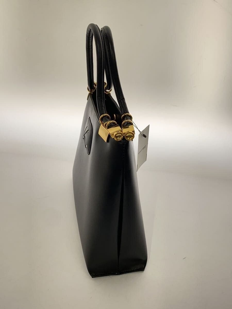 Kitamura Handbag Leather BLK 2