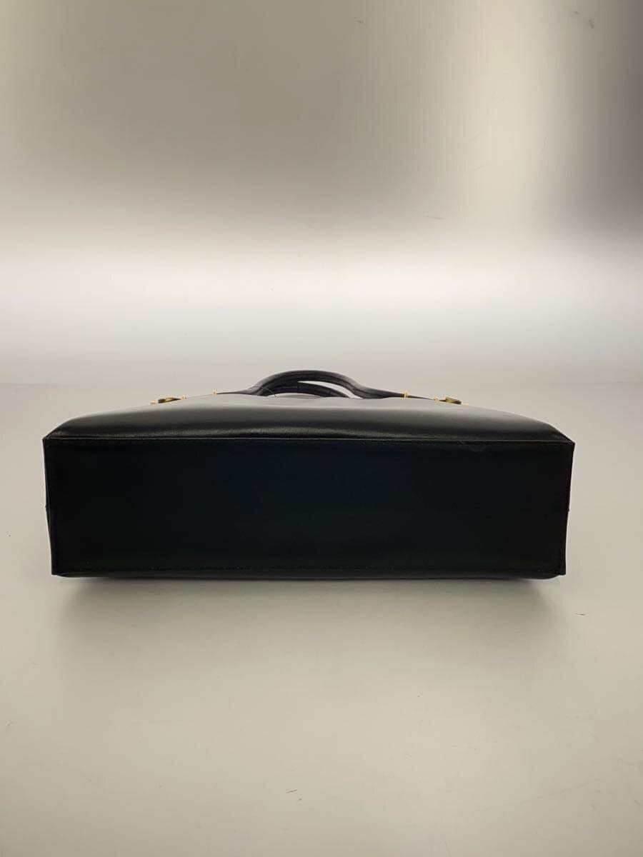 Kitamura Handbag Leather BLK 4