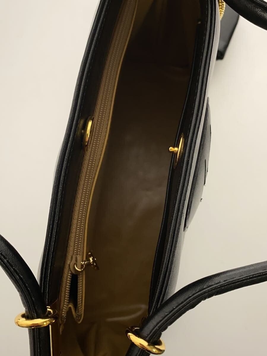 Kitamura Handbag Leather BLK 6