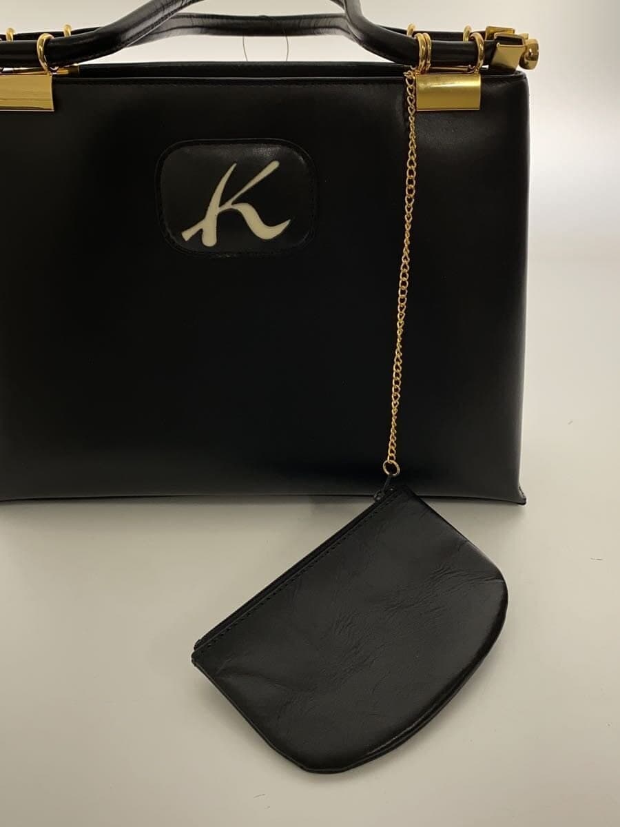Kitamura Handbag Leather BLK 7