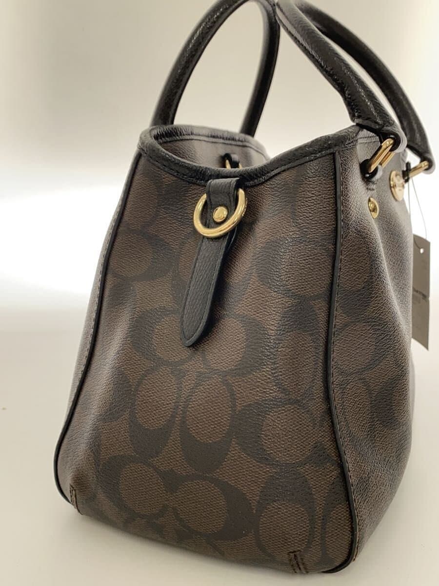 COACH Handbag_Signature Leather BRW All Over Pattern 2