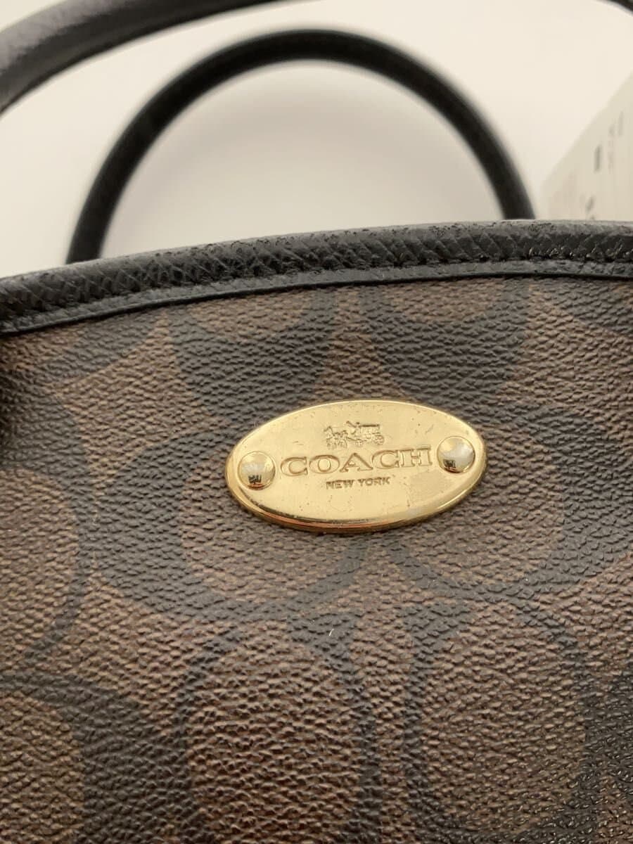 COACH Handbag_Signature Leather BRW All Over Pattern 5