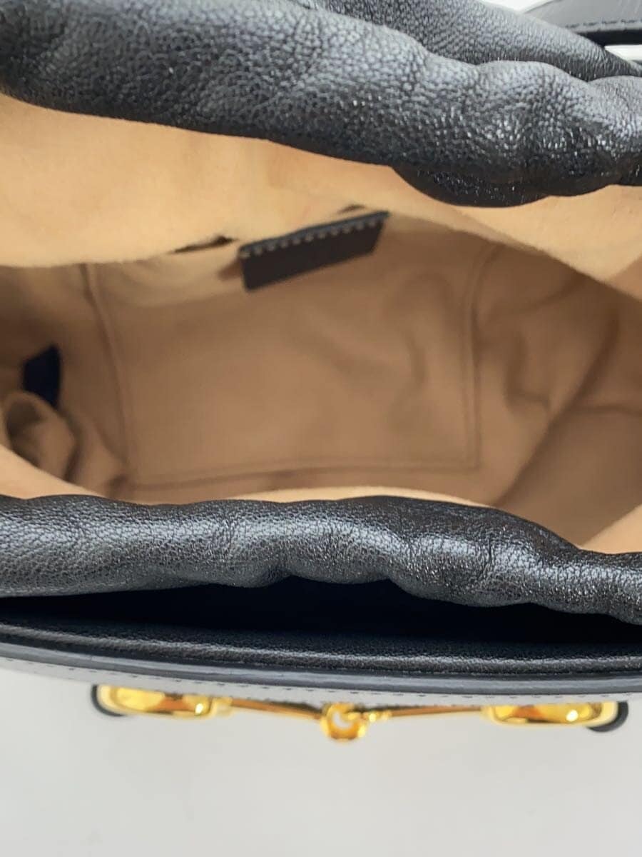 GUCCI Bucket Bag_Horsebit 1955 Leather BLK 6