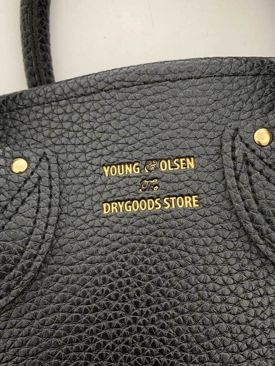 YOUNG & OLSEN Tote Bag Leather BLK 5
