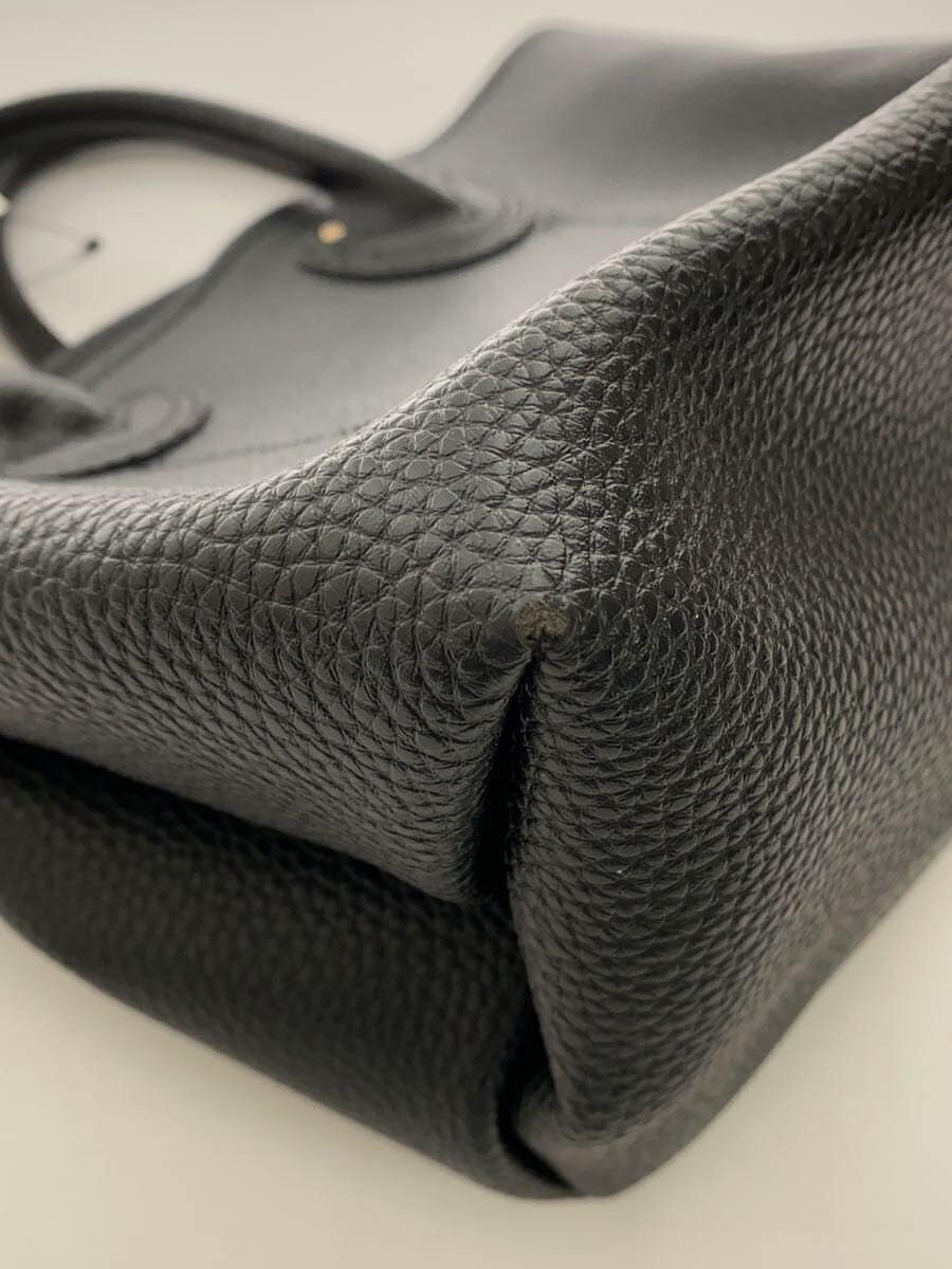 YOUNG & OLSEN Tote Bag Leather BLK 8