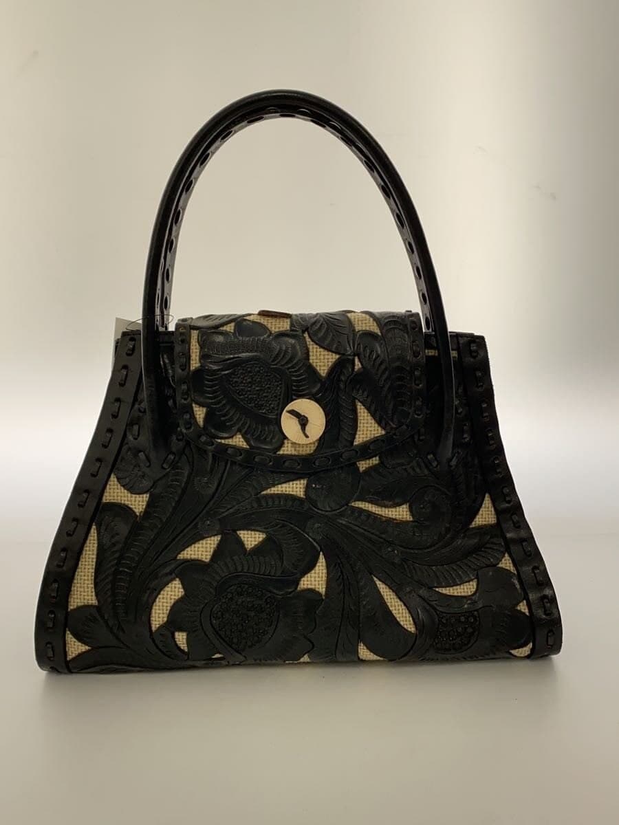 Carving Tribes Handbag BLK