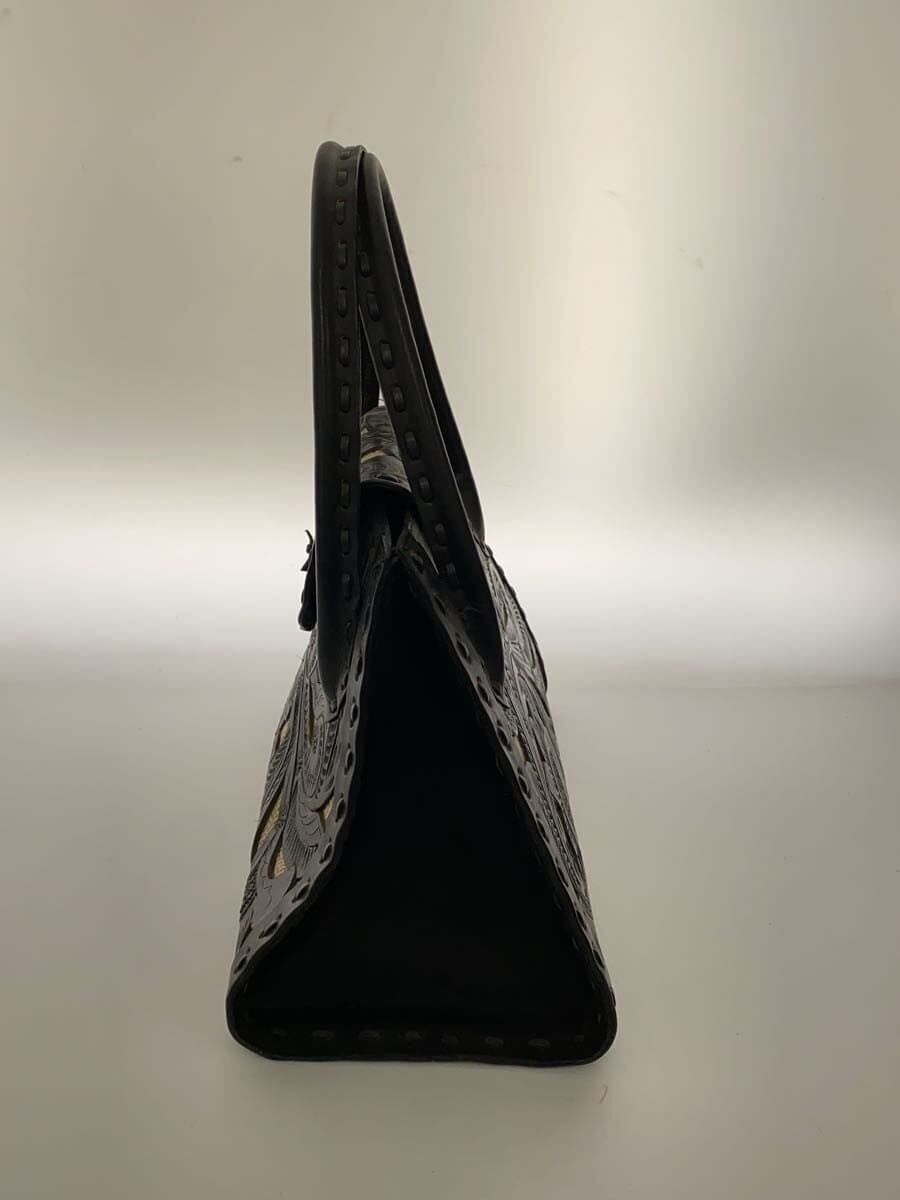 Carving Tribes Handbag BLK 2