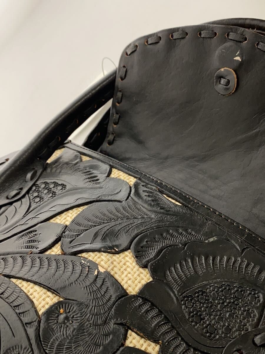 Carving Tribes Handbag BLK 8