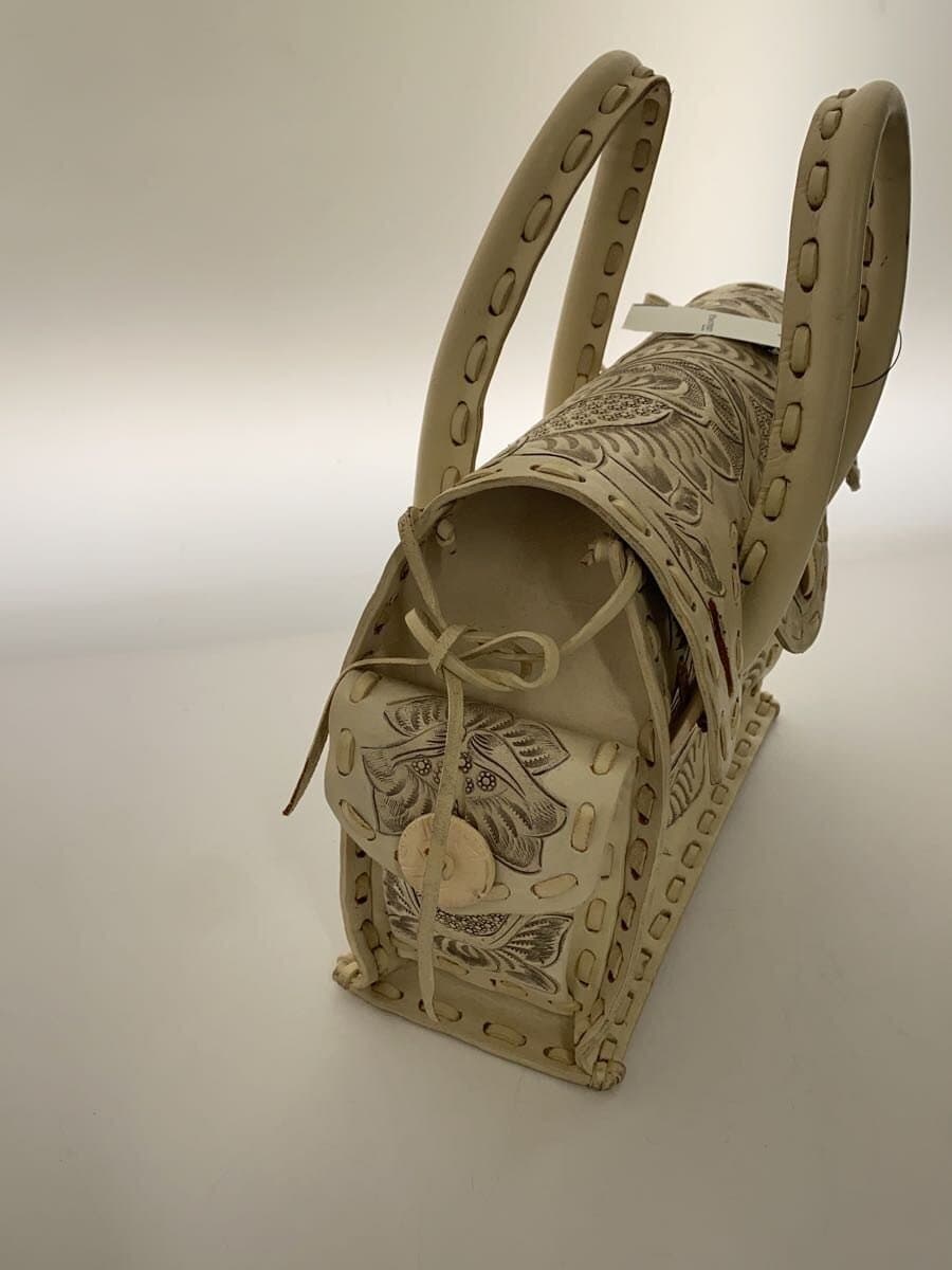 Carving Tribes Handbag WHT 2