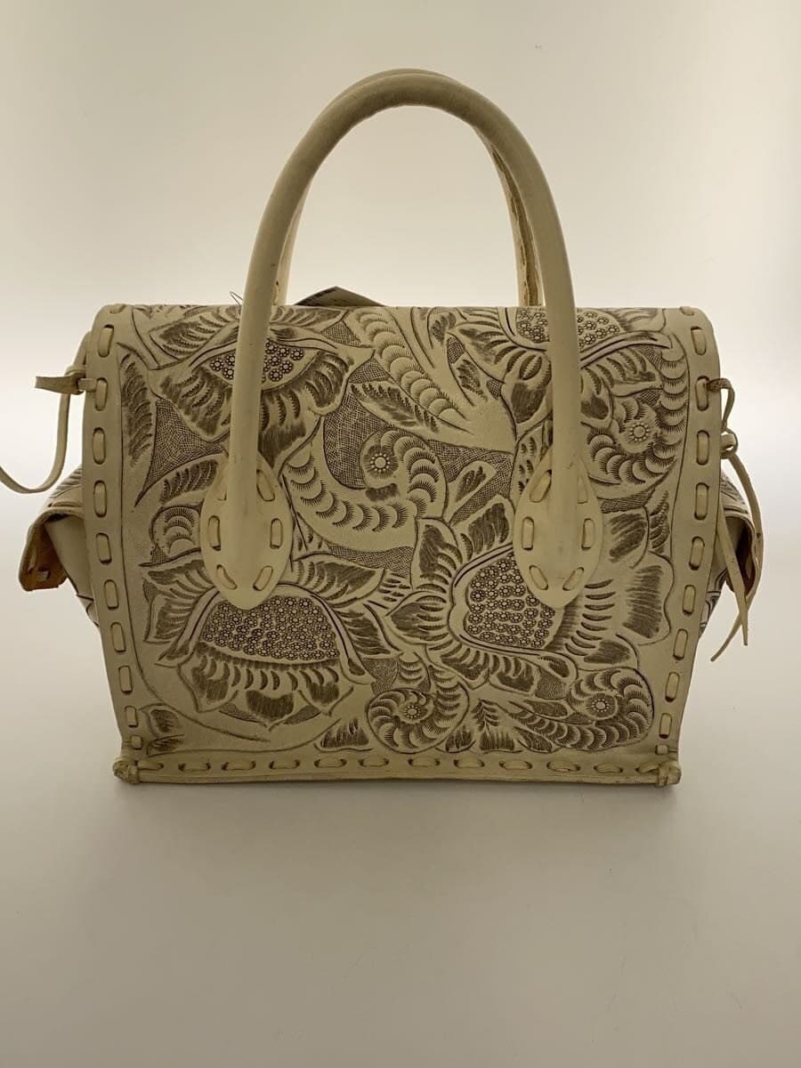 Carving Tribes Handbag WHT 3