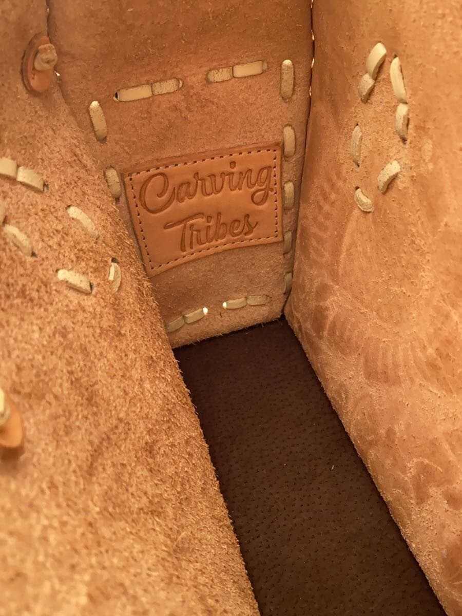 Carving Tribes Handbag WHT 5