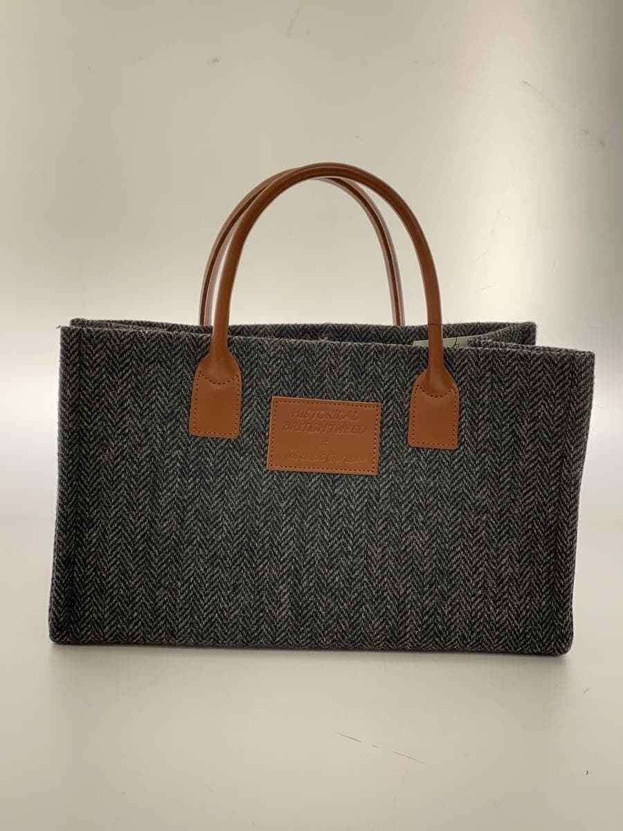 Nostalgic Garage Tote Bag Tweed GRY