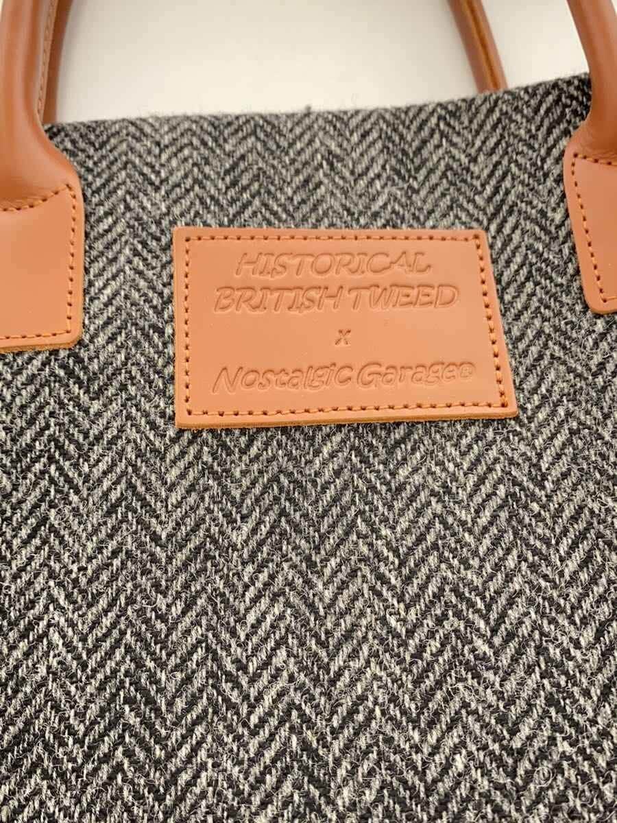 Nostalgic Garage Tote Bag Tweed GRY 5