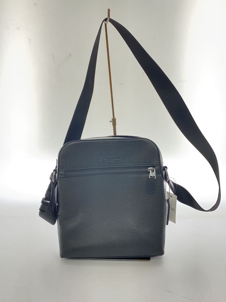 COACH Shoulder Bag Leather BLK F2544-4011