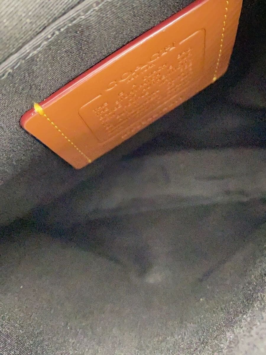 COACH Shoulder Bag Leather BLK F2544-4011 6