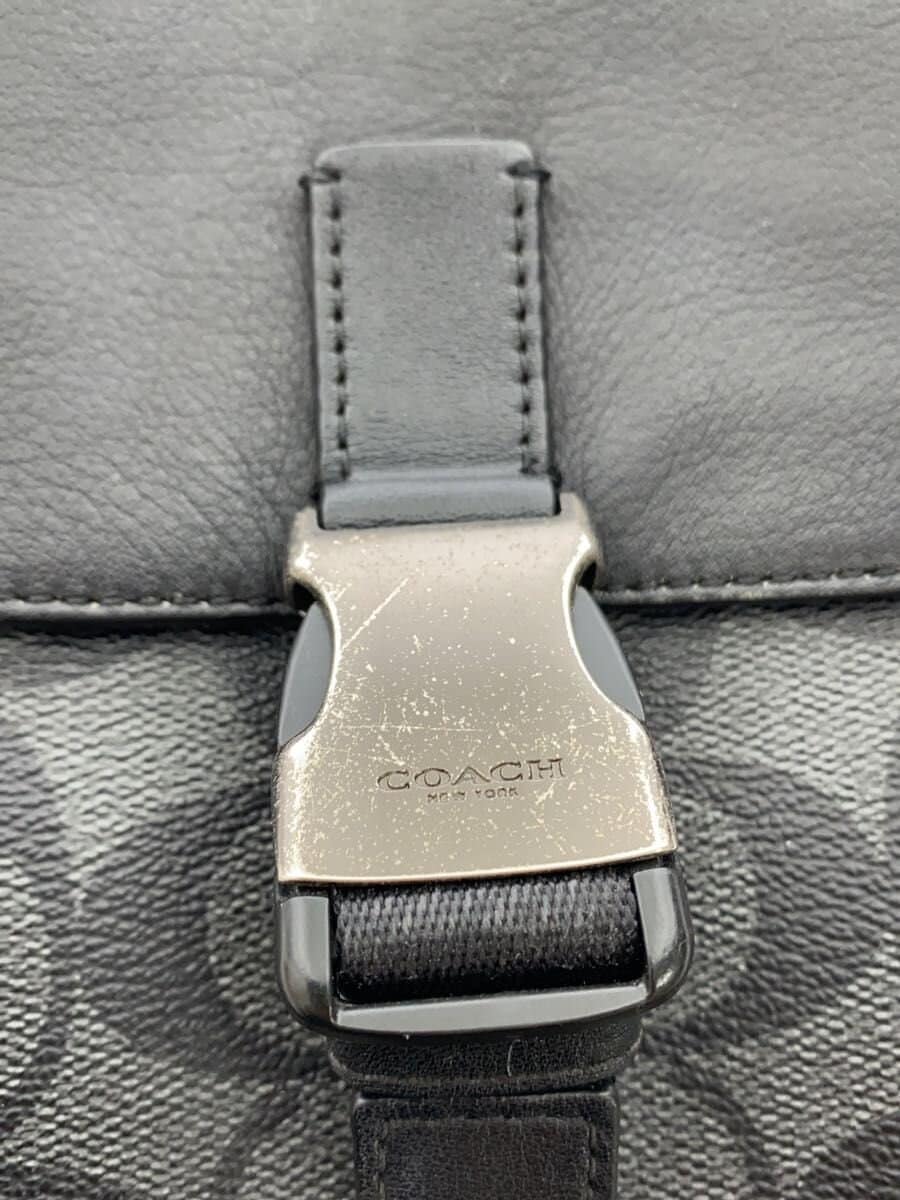 COACH Shoulder Bag Leather BLK C3134 5