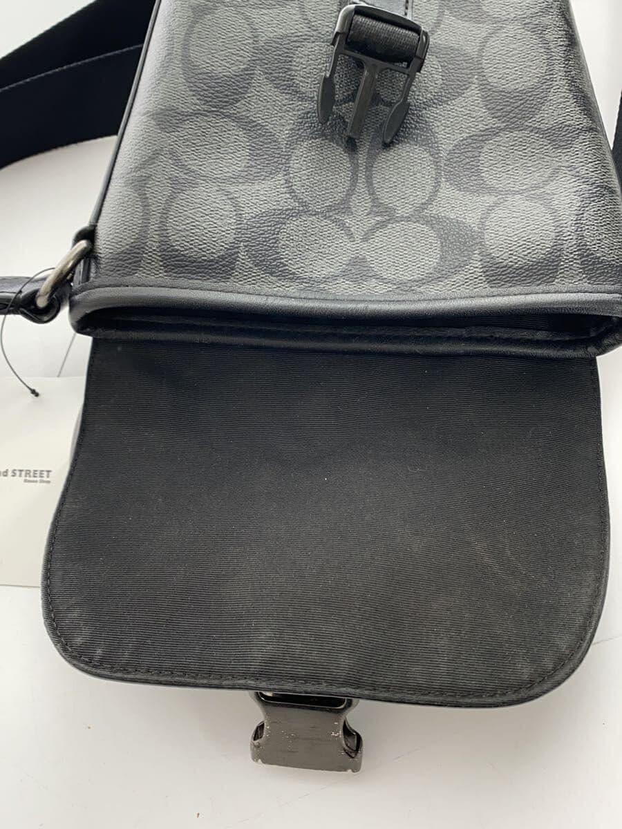 COACH Shoulder Bag Leather BLK C3134 7