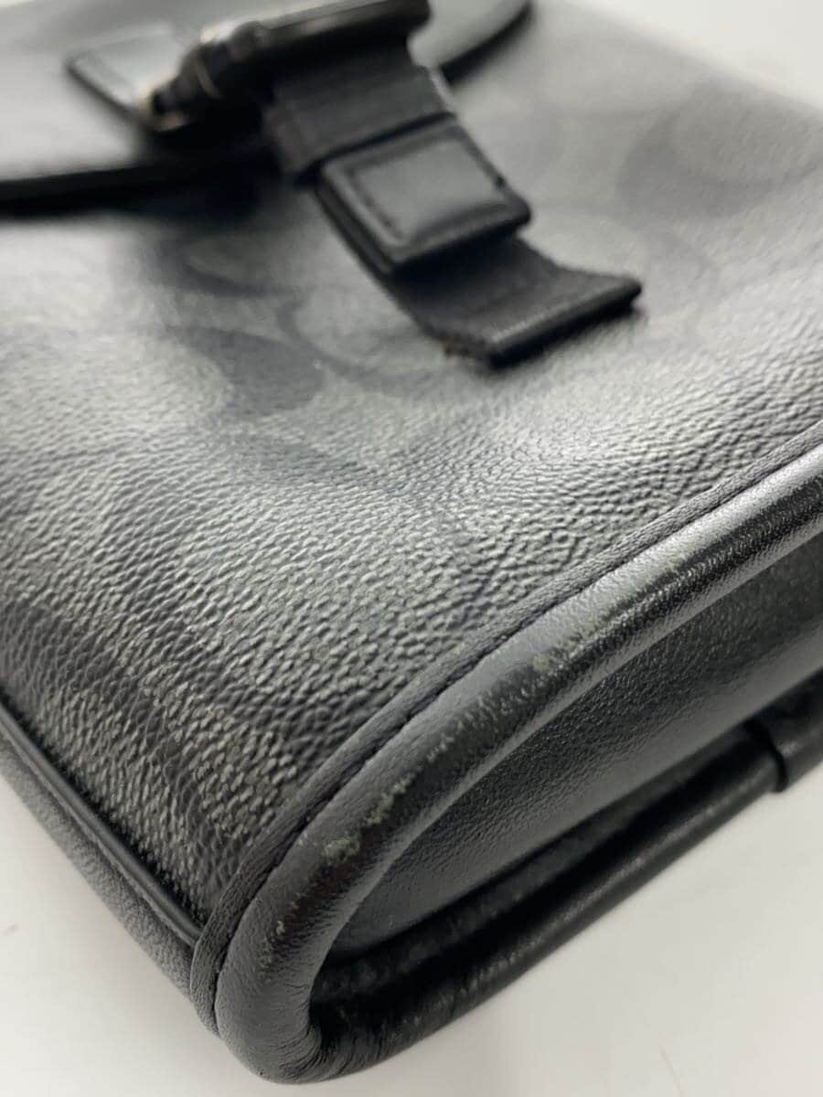 COACH Shoulder Bag Leather BLK C3134 8