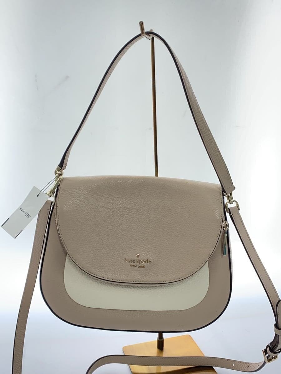 kate spade new york Shoulder Bag Leather BEG