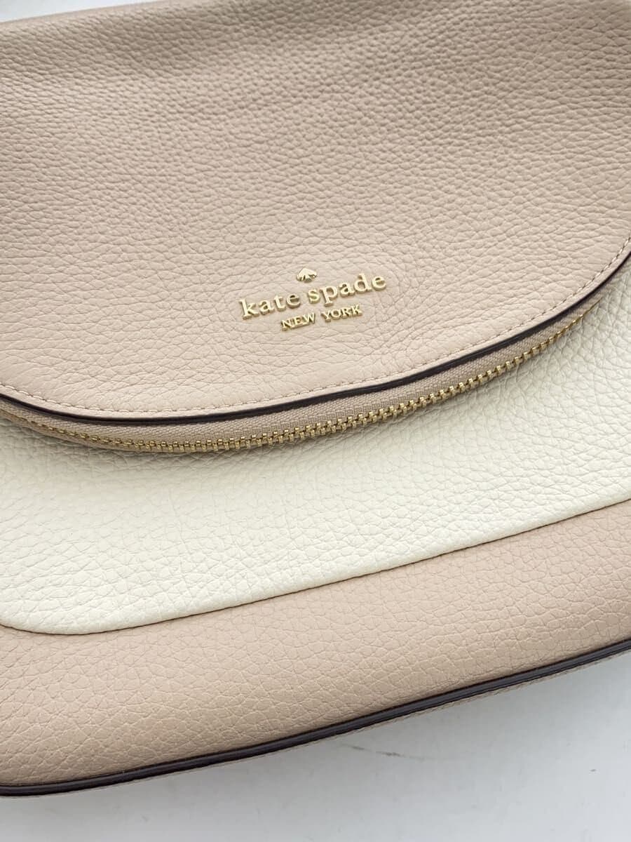 kate spade new york Shoulder Bag Leather BEG 5