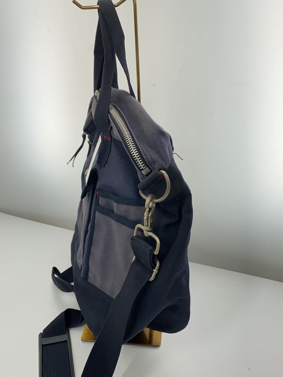 STUSSY shoulder bag canvas NVY 90s OLD navy tag fade 2