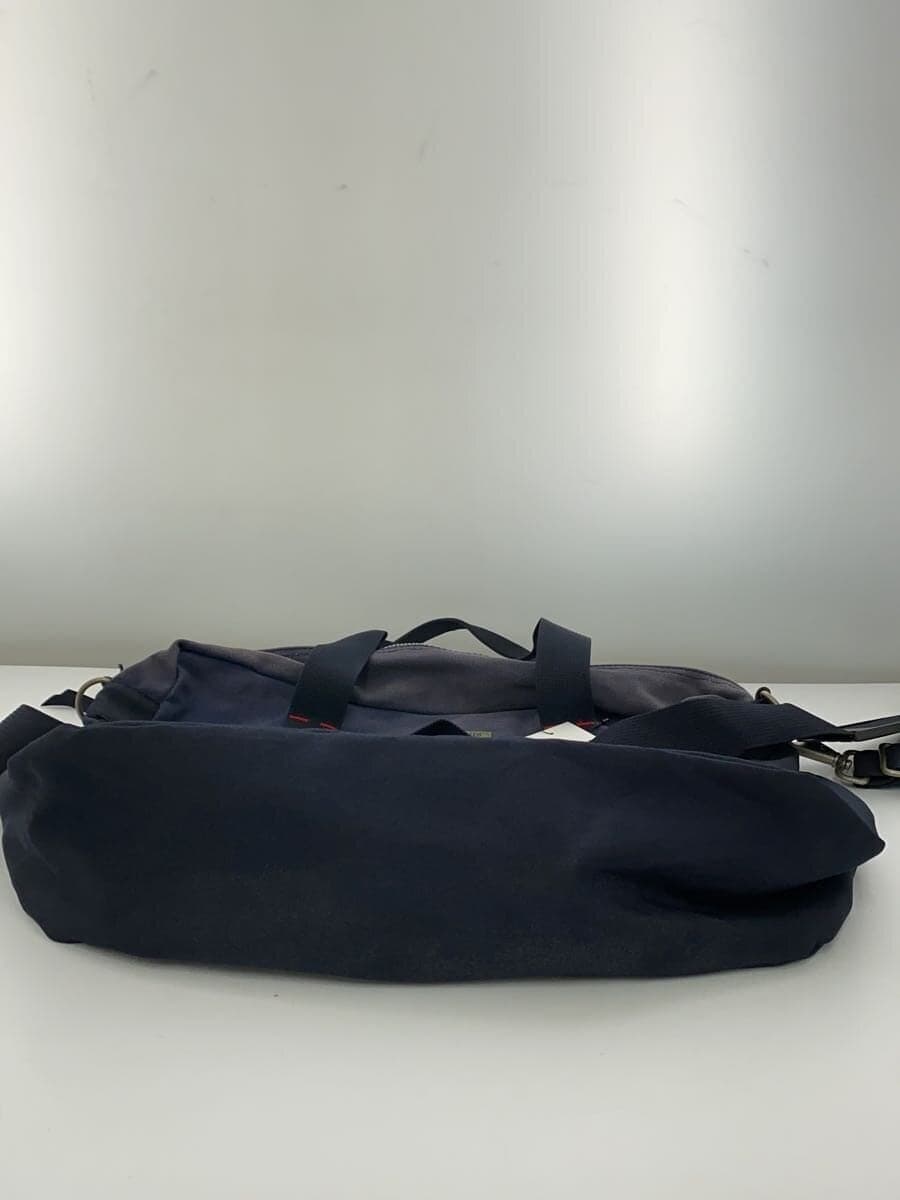 STUSSY shoulder bag canvas NVY 90s OLD navy tag fade 4