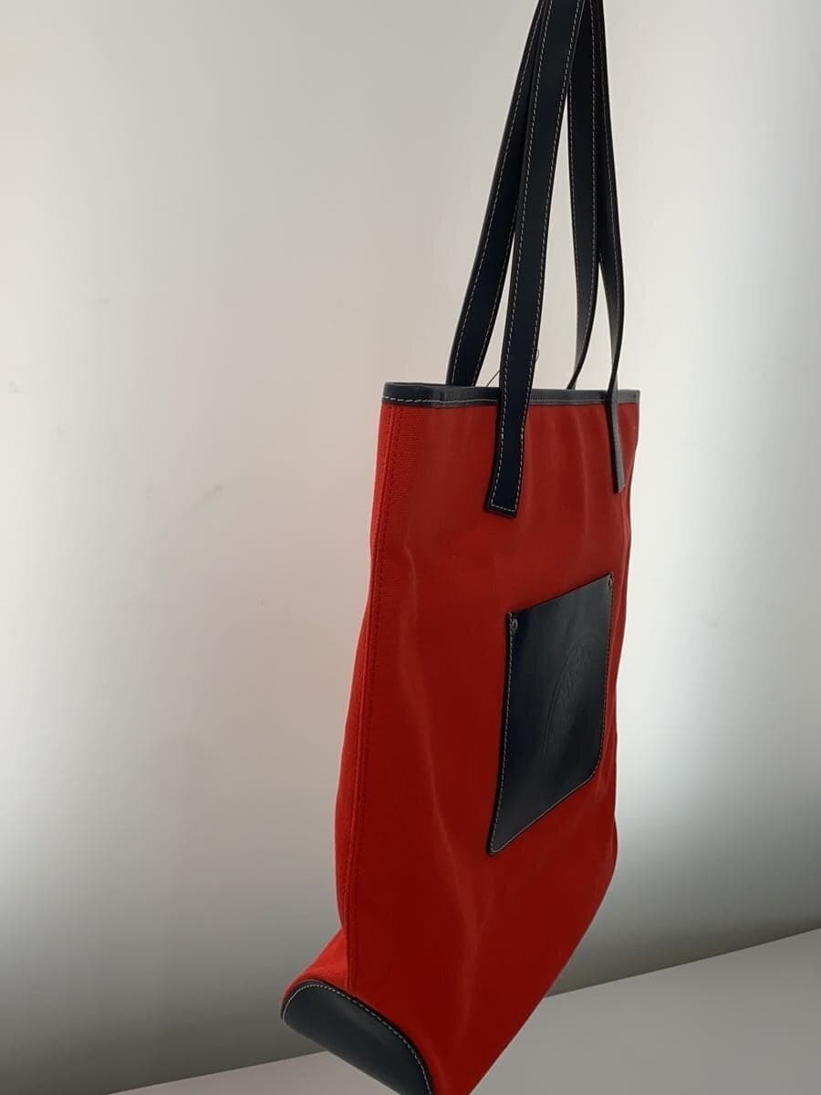SOMES SADDLE Tote Bag Canvas RED 2