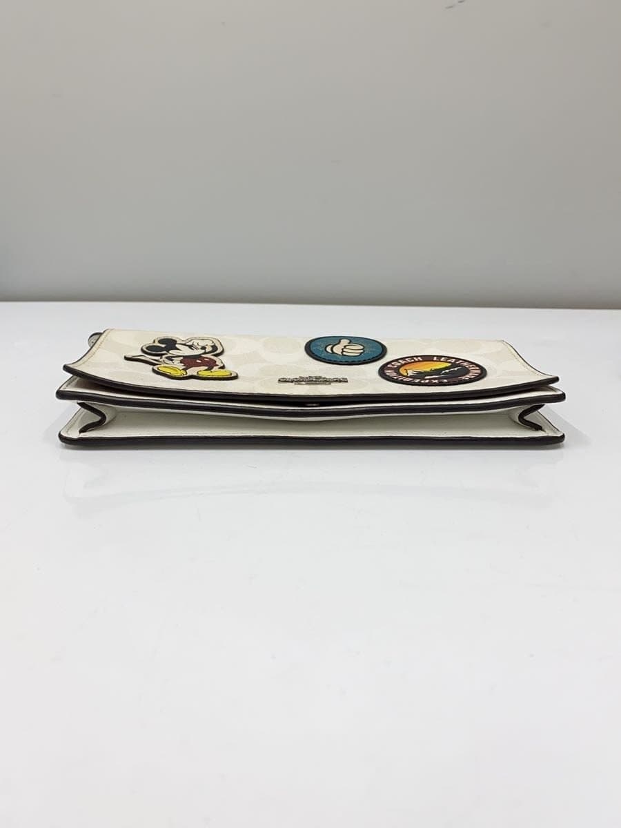 COACH x Disney Pouch Leather WHT 4