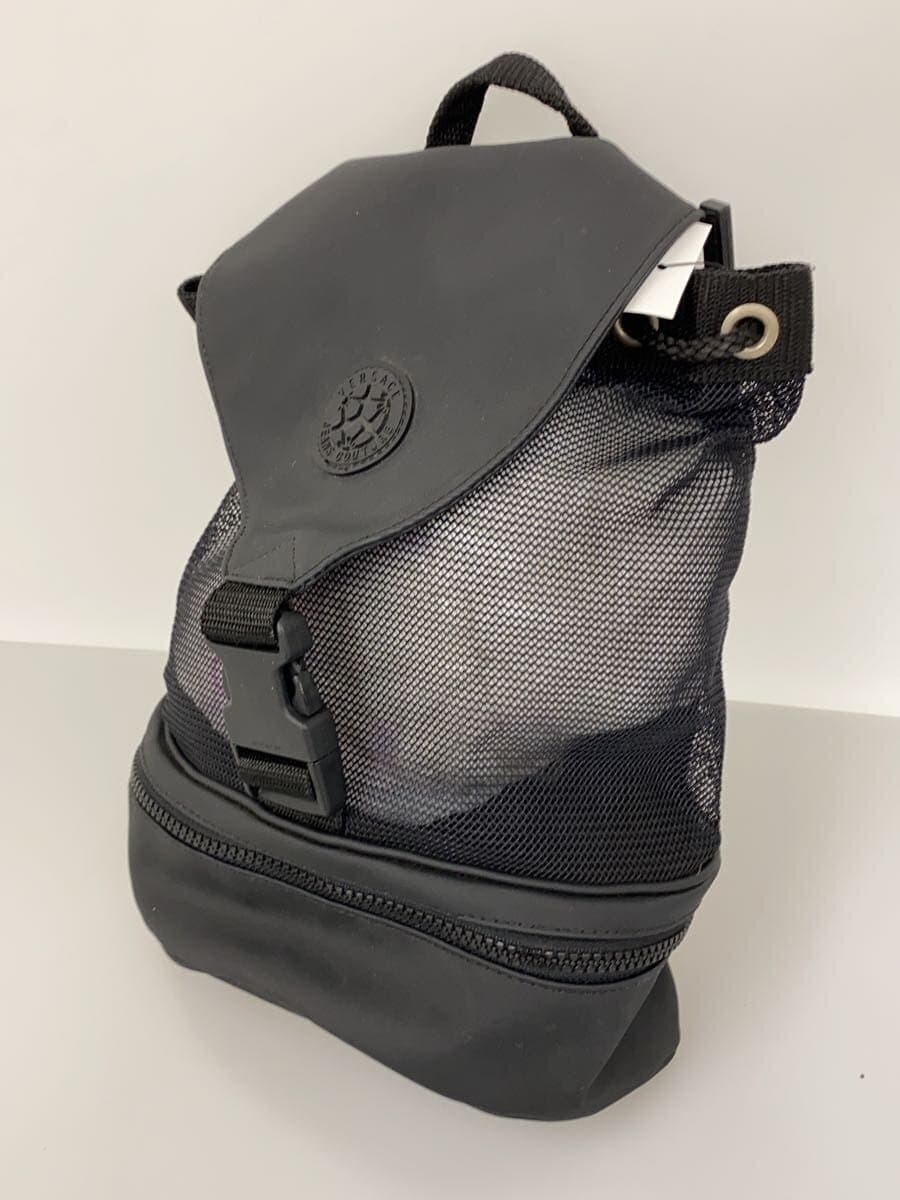 VERSACE JEANS COUTURE Mesh Mini Backpack Polyester BLK 2