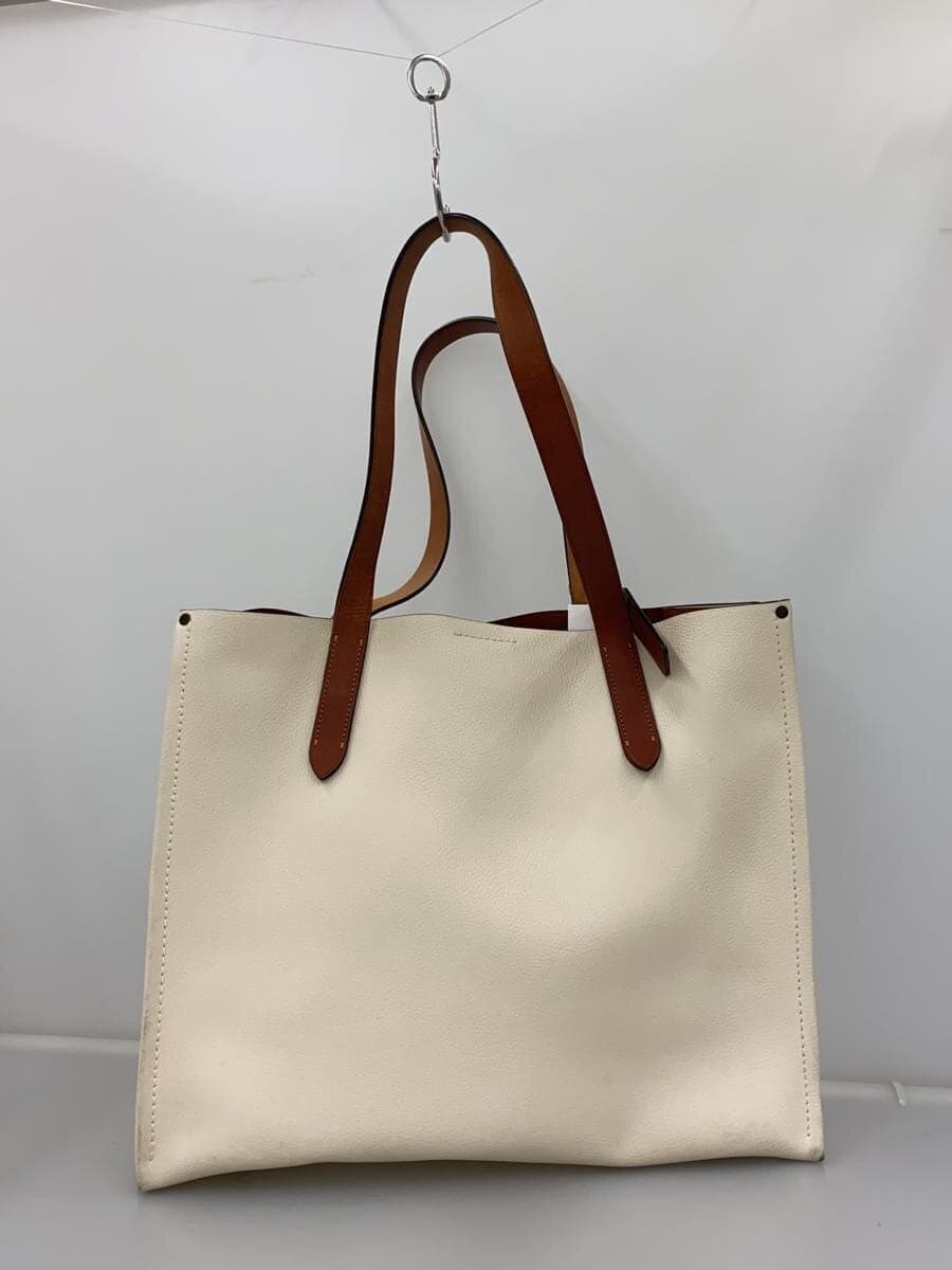 COACH Relay Tote COACH Graphic Bag Leather IVO CH765 Corner Wear With Stain 3