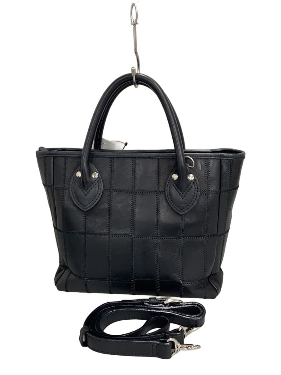 TRION Shoulder Bag Leather BLK
