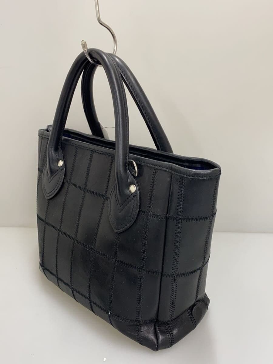 TRION Shoulder Bag Leather BLK 2